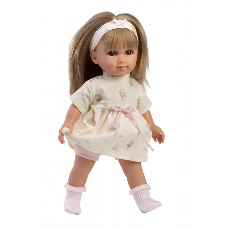 Bábika Llorens Elena 35 cm — realistické črty, mäkké telo