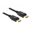 DeLOCK - DisplayPort kábel - DisplayPort (M) na DisplayPort (M) - 1,5 m - podpora 4K - čierny (85508)