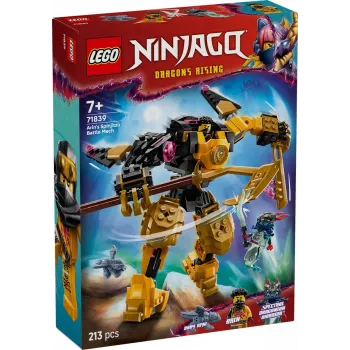 LEGO stavebná sada NINJAGO 71839 Arinov Spinjitzu bojový mech, 213 dielov, 2 minifigúrky, výška 160 mm