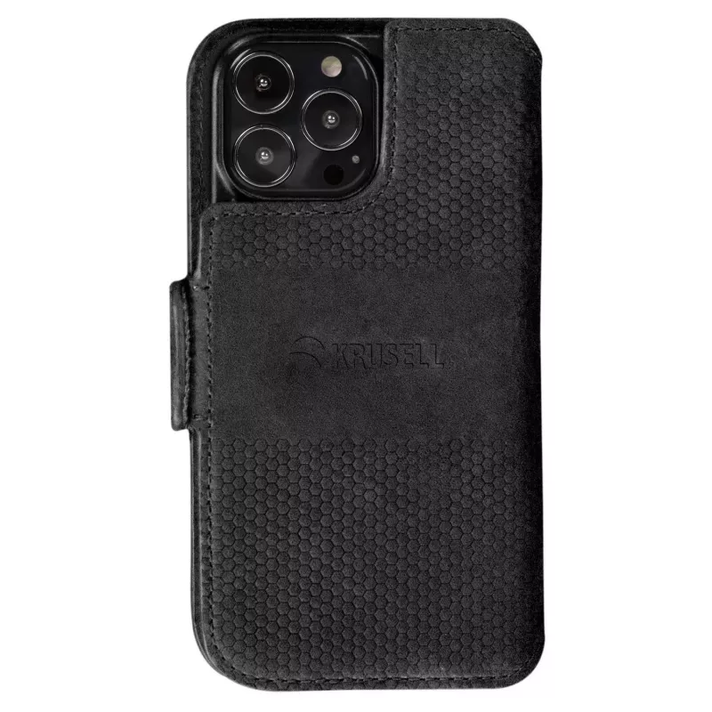 Peňaženkové puzdro Krusell 62396 pre iPhone 13 Pro Max 17 cm čierne