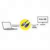 Kábel ROLINE 11445780 1 m DisplayPort na HDMI čierny