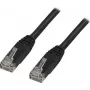 Sieťový kábel Deltaco TP-67S 7m Cat6 U/UTP čierny