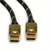 ROLINE 11.04.5921 DisplayPort kábel 2 m čierny - zlatý (11.04.5921)
