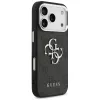 GUESS | Hardcase 4G | Zadný kryt | iPhone 17 Pro Max | Apple | Ekologická koža/PC/Plast/TPU | Čierna
