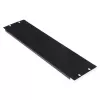 Slepý panel ROLINE 19 palcov 3U čierny oceľ 480 mm