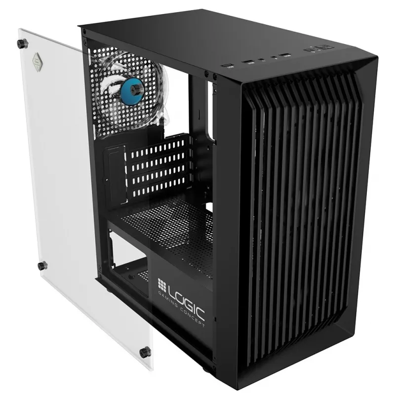 Počítačová skriňa Logic Concept Atos AM-ATOS-10-0000000-0002 ATX čierna