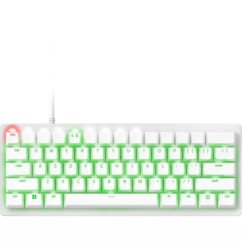 Razer Huntsman V3 Pro Mini - biela - nemecké rozloženie P - klávesnica - optická (RZ03-04992000-R3G1)