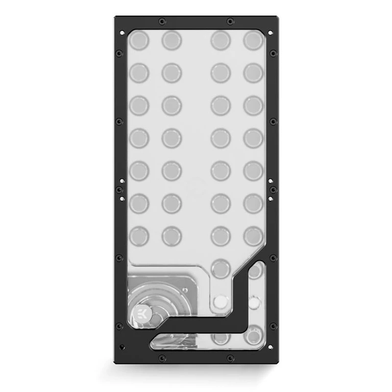 Pumpná rozdeľovacia doska EK Water Blocks EK-QuantumX Loophole D5 PWM čierna plexisklo