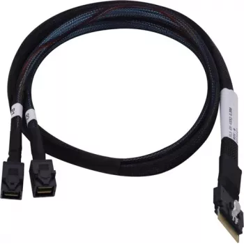 SAS kábel Microchip Technology 2304900-R 0,8m SlimSAS MiniSAS HD