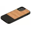 Ochranné puzdro Man and Wood pre iPhone 12 mini Herringbone Nero čierna