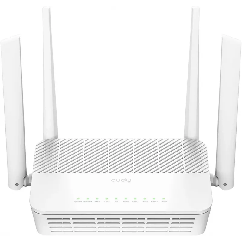 Bezdrôtový router Cudy AX3000 (Wi‑Fi 6 dvojjpásmový 2,4/5 GHz, Gigabit Ethernet, 4x LAN, 2402+574 Mbit/s)