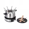 Severin FO 2471 kombinácia fondue a palaciniek, čierna/nehrdzavejúca oceľ