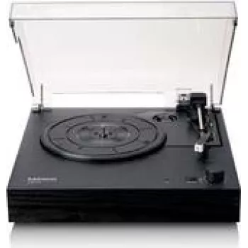 Gramofón Lenco LS-15BK čierny remeňový gramofón LS15, vstavaný phono predzosilňovač, USB výstup