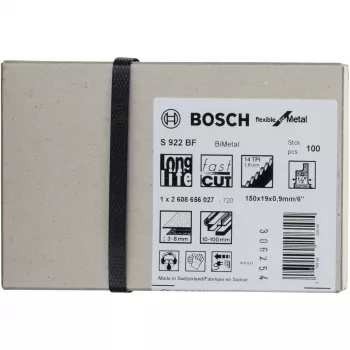 Bosch 2 608 656 027 čepeľ do priamočiarej/oblúkovej/šablónovej píly bimetal 100 ks