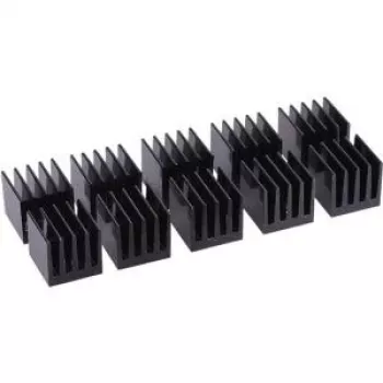 Alphacool GPU RAM hliníkový chladič 15x15mm - čierny 10 ks (17155)