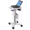 Ergotron StyleView vozík na notebook, SV10 – vozík na notebook – medicínsky – kov – biely, hliník – veľkosť obrazovky: do 43,2 cm (do 43,20 cm (17)) (SV10-1100-0)