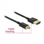 HDMI kábel DeLOCK 85119 0,25 m Type-A Type-D čierny