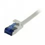 Patch kábel RJ45 - CAT6A 500 MHz - 5 m - sivý - U/FTP - plochý - TPE (Superflex) - AWG32 - Synergy 21