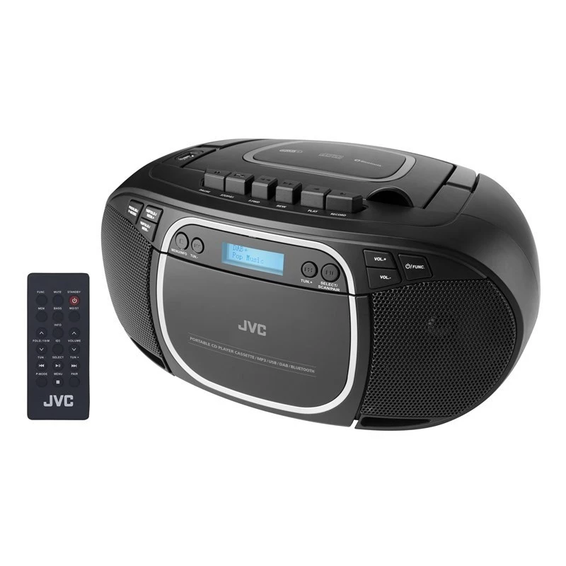 JVC RC-E561B-DAB CD prehrávač čierny prenosný CD prehrávač