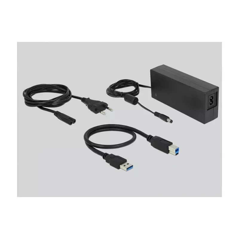 Delock USB 3.0 dokovacia stanica pre 4 x SATA HDD / SSD s funkciou klonovania (64063)
