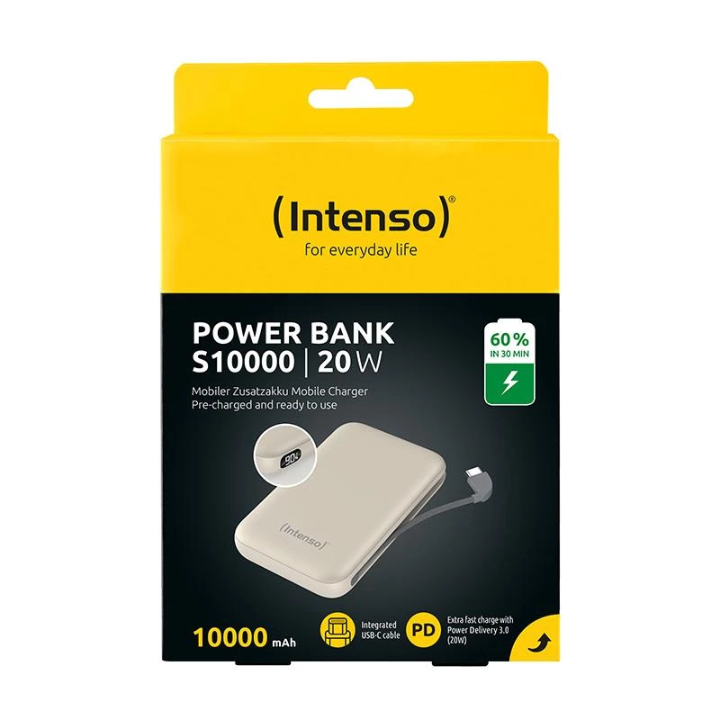 Powerbanka USB 10000MAH/BEIGE S10000 7333031 Intenso