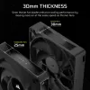 Ventilátor Corsair iCUE LINK RX120 MAX 12 cm Čierna, 3 kusy, 400–2000 ot/min