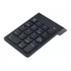 Gembird KPD-W-02 bezdrôtová numerická klávesnica, 2,4 GHz, USB, 18 klávesov, čierna