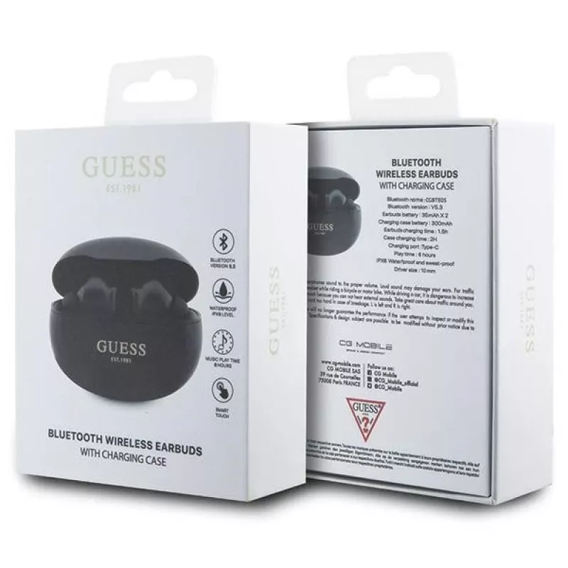Slúchadlá Guess GUTWST50EKTWS