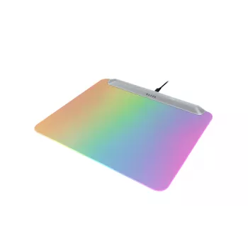 Gaming podložka pod myš Razer Firefly V2 Pro White – RGB podsvietenie, napájaná cez USB, protišmyková základňa