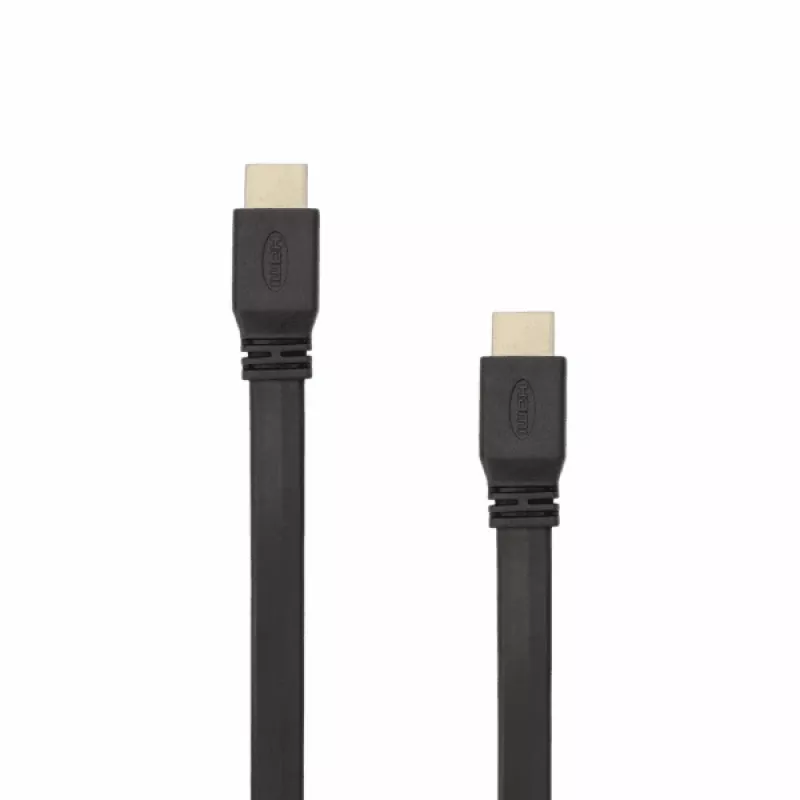 Sbox HDMI-HDMI 1.4 plochý kábel M/M 1,5 m HDMI-FLAT-15B čierny