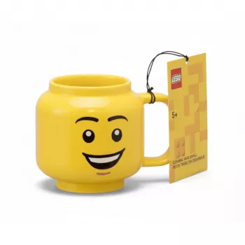Keramický hrnček Room Copenhagen LEGO Happy Boy Small žltý 40460806 — malý keramický hrnček, LEGO dizajn