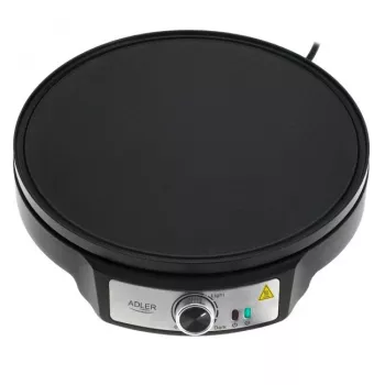 Adler AD 3093 2-in-1 obojstranný elektrický prístroj na crêpes, 1600 W, čierny