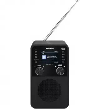 Digitálne rádio TECHNISAT DigitRadio 317 — čierne, príjem FM a DAB+