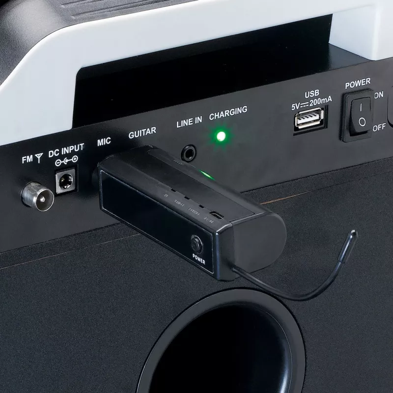 Scénický mikrofón Lenco MCW-011BK