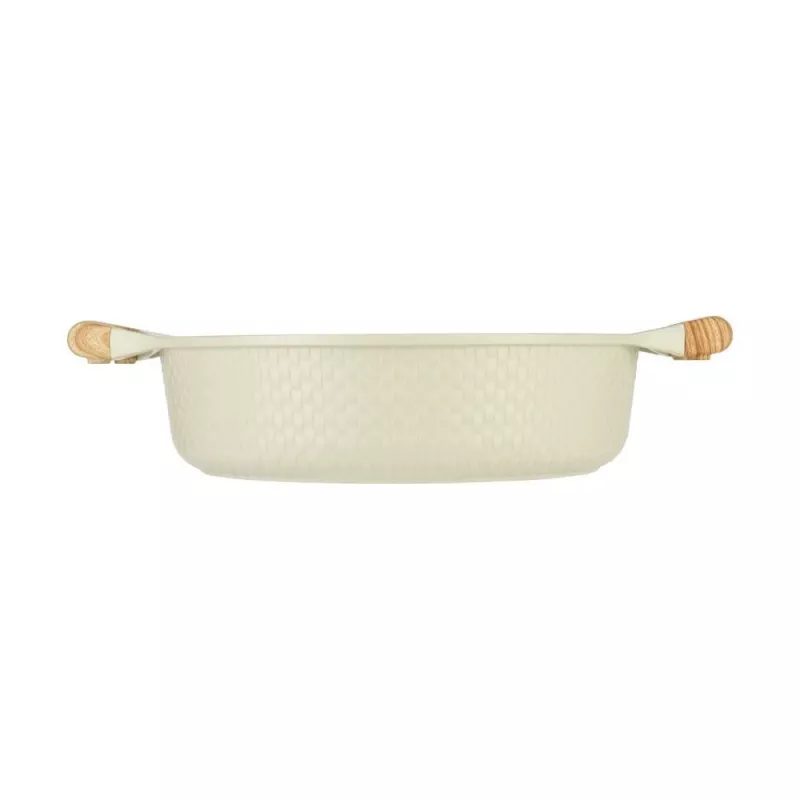 Plochý hrniec D28cm 4,1L/beige