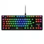 Mechanická herná klávesnica Sharkoon Crystal Shark čierna DE s RGB podsvietením