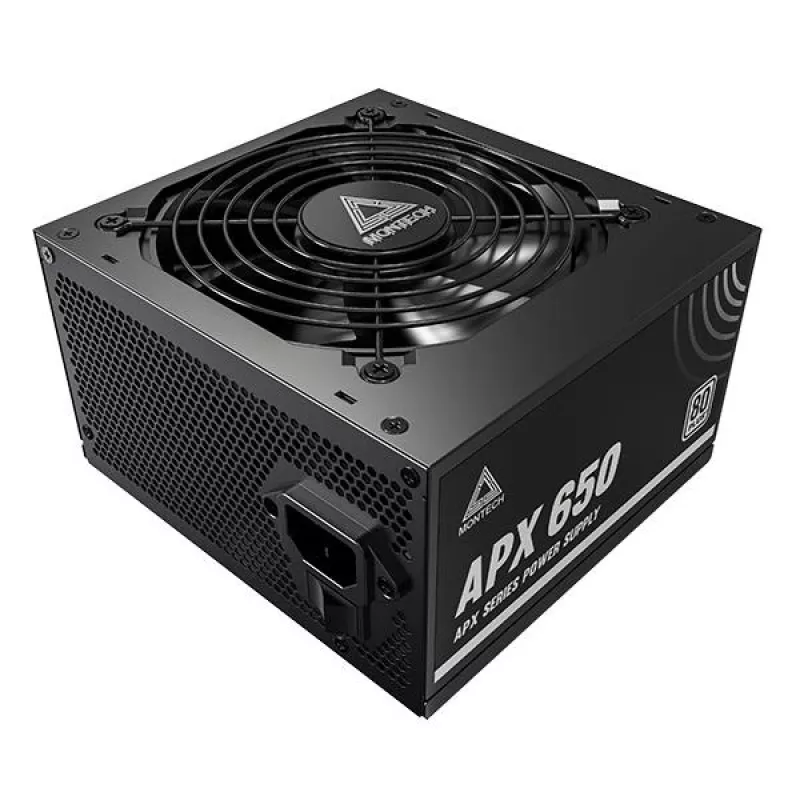 Montech APX650 napájací zdroj 650 W 20+4 pin ATX ATX čierny