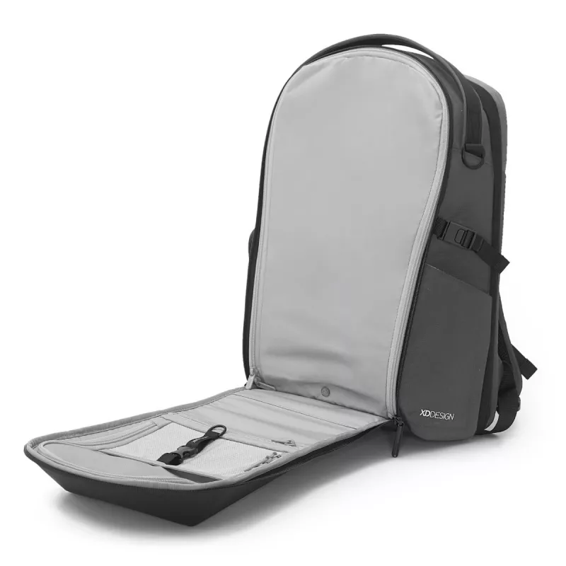 Batoh XDDESIGN Bizz sivý P705.932 – vodoodpudivý, ľahký mestský batoh