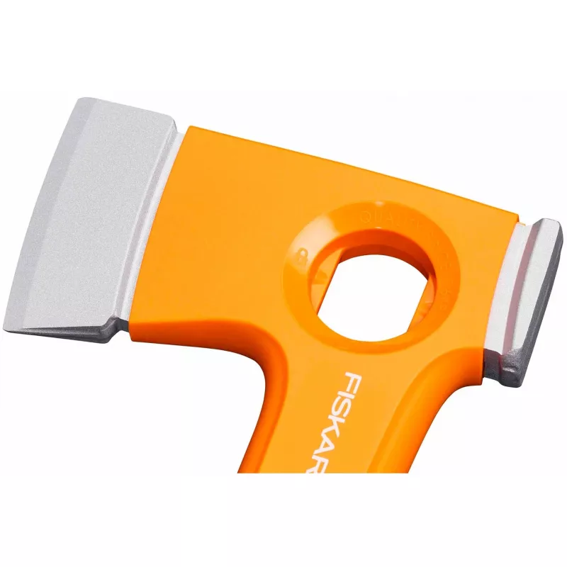 Jednostranná sekera Fiskars 1069101, oceľová hlava, 330 mm dĺžka, oranžová
