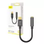 Káblový adaptér Baseus CATL54-01 Type-C na 3,5 mm, čierny