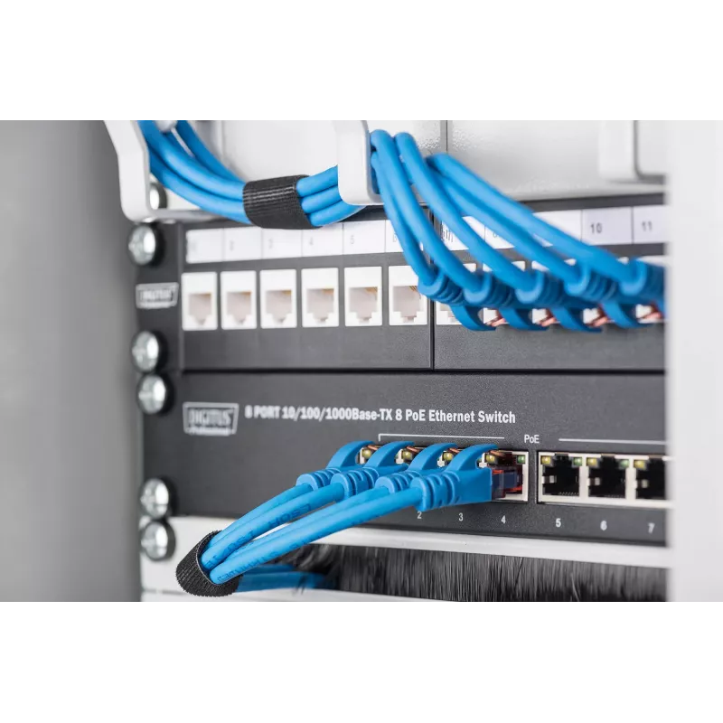 Panel na manažment káblov Digitus DN-10 ORG-1U