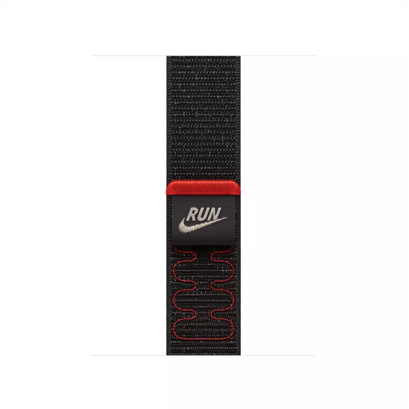 Apple Nike Sport Loop remienok čierny nylon, recyklovaný polyester, spandex