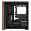 PC skriňa Lian Li Lancool LAN217X Midi Tower čierna, drevo
