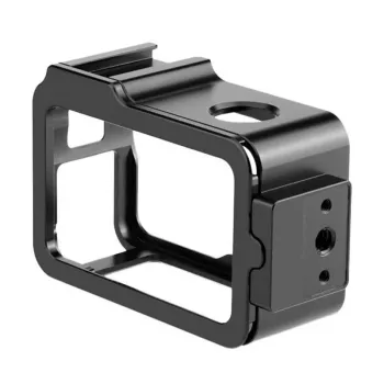 Kovová klietka PULUZ pre DJI Osmo Action 4/3 so pätkou na príslušenstvo, model PU928B