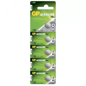 GP batéria alkalická gombíková 5 ks balenie blister V13GA / L1154 (050.76AC5)