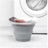 Skladací vedro Beldray LA084354GRYBEU7 10 L, skladacie silikónové telo, dizajn s trblietkami
