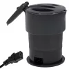 Elektrická rýchlovarná kanvica Adler AD 1377G, objem 0,6 L, 600 W, sivá, plast/silikón/nerez