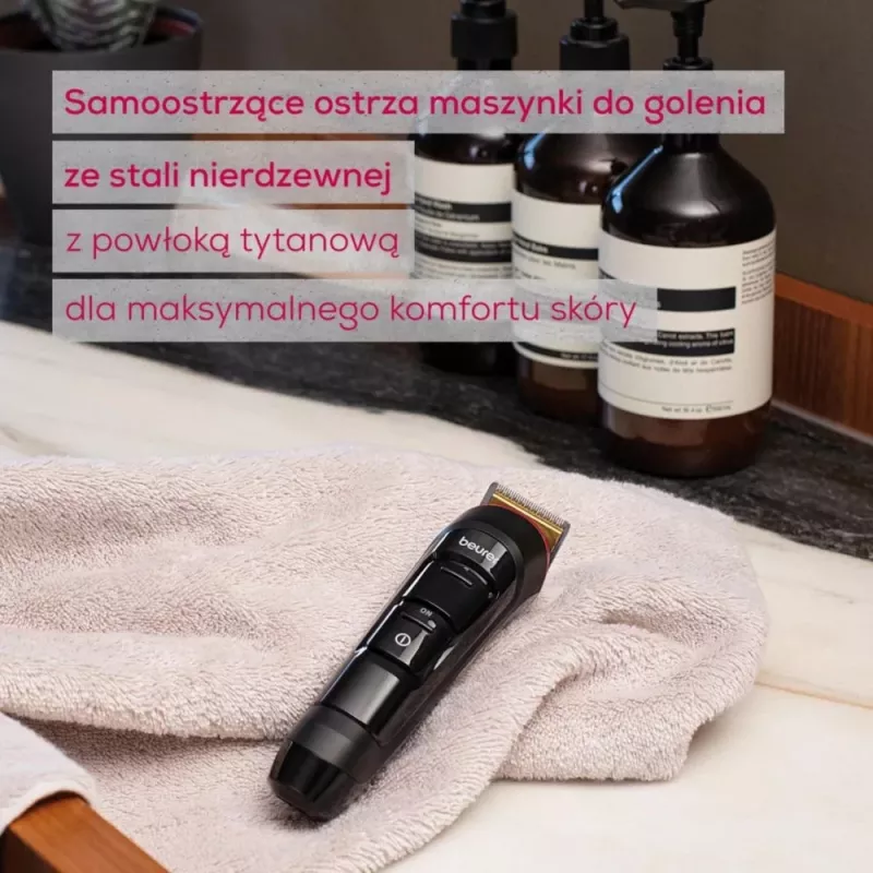 Beurer zastrihávač brady a strniska MN4 nabíjateľný presný strih