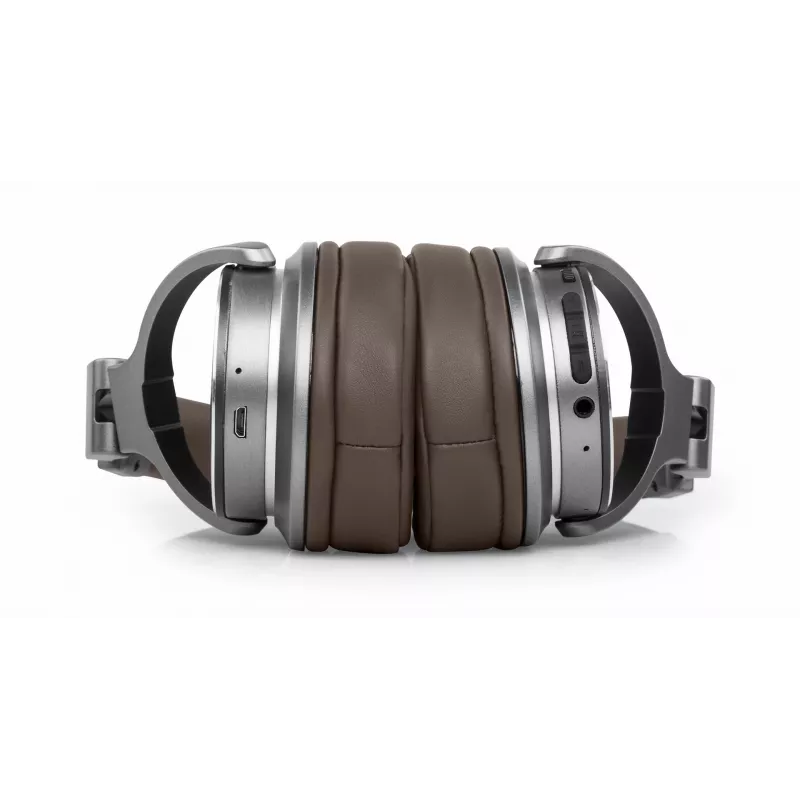Muse M-278 BT Headset Bezdrôtové slúchadlá s mostíkom Micro-USB Bluetooth hnedá, strieborná