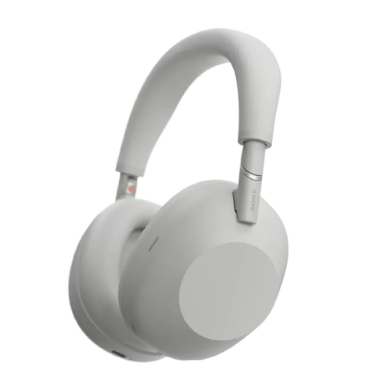 Bezdrôtové slúchadlá Sony WH-1000XM6 — potlačenie hluku, Bluetooth, platinovo-strieborná